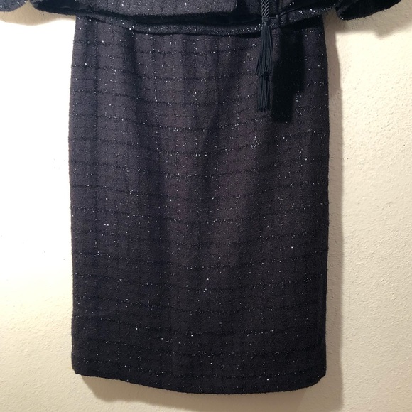 Kasper Vintage Sparkly Grid Pattern Formal Suit - Picture 2 of 16